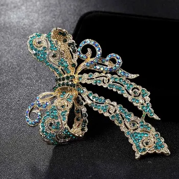 Luxusné Značky Ženy, Svadobné Šperky, Brošne Biela farba Drahokamu Svadobné Pin Brošňa Kytice Vianočné hidžáb Príslušenstvo Broches