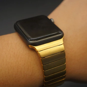 Luxusný Kovový remienok z nerezovej & Odkaz Náramok 316L Nerezovej Ocele pásmo pre apple hodinky Série 2 / 3 42mm 38mm Watchband