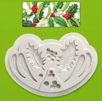 Luyou 3D Listy Silikónové Formy Fondant Formy Cake Zdobenie Nástroje Čokoláda Pečenie Nástroje Fondant Tortu Pečenie Mydlo Formy FM1510