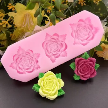 Luyou 3D Ruže, Kvety Torte Čokoláda, Formy Silikónové Candy Jely Puding Formy Cukru Fondant Pečenie Zdobenie Nástroje Pečenie FM1468