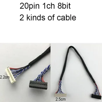 LVDS (1 ch, 8-bit) , Konektor , 20 pinov lvds kábel pre LM150X05-C3