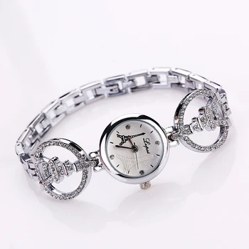 LVPAI Značky Ženy Módne Luxusné Hodinky Diamond Veža Tvorivé Quartz Dámske náramkové hodinky Ženy Šaty Hodinky Darček Hodiny LP166