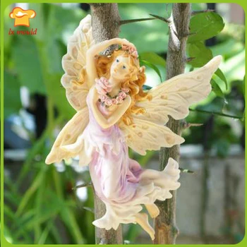 LXYY PLESNE Pekáreň DIY Angel Girl Čokoláda Silikónové Formy DIY Kvetinová Víla Cukru Tortu Dekoratívne Formy
