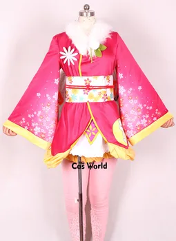 Láska Live Kaguya Č Shiro De Odoritai Anjelský Angel Nishikino Maki Kimono Jednotné Šaty Vybavy Anime Cosplay Kostýmy
