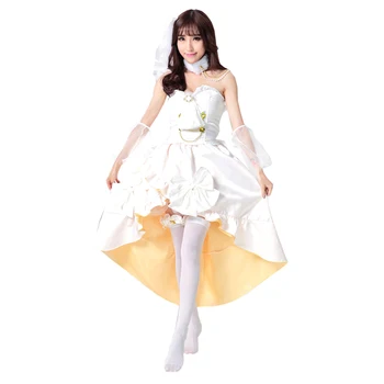 Láska live Minami Kotori Tojo Nozomi Nishikino Maki Hoshizora Rin Koizumi Hanayo cosplay kostým Svadobné šaty