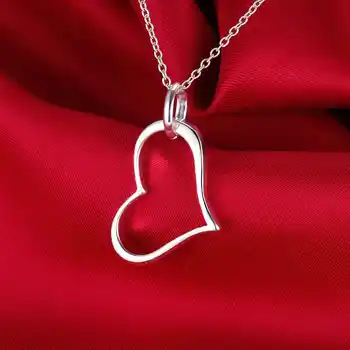 Láska srdce beautfiul striebra, pozlátený Náhrdelník Nové Predaj strieborné náhrdelníky & prívesky /GBRRQUMU TRDEWTWK