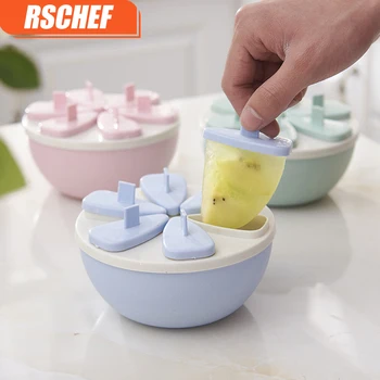 Lízatko Plesne Zásobník Pan Kuchyňa Náhodne farba 6/8 Bunky Mrazené Ice Cube Formy Popsicle Maker DIY Ice Cream Nástroje