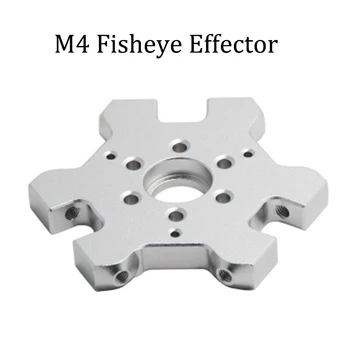 M4 Fisheye Effector V5 V6 Časť Hliníkovej Zliatiny Kovov hojdacia sieť Visí Stanica Pre M4 delta Kossel 4 MM Vytláčacie 3D Tlačiarne diely