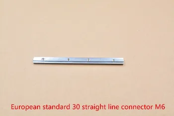 M6 riadok konektor dĺžka 180 mm šírka 16 mm hrúbky 6 mm zinok á zips pre európsku normu 30 hliníkový profil 1pcs