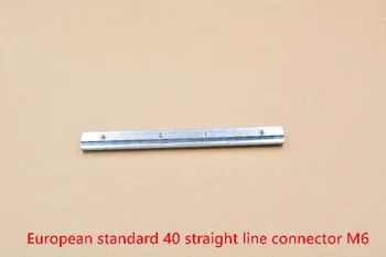 M6 riadok konektor dĺžka 180 mm šírka 19 mm hrúbka 10 mm zinok á zips pre európsku normu 40 hliníkový profil 1pcs