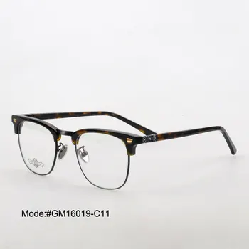 Magic Jing nehrdzavejúcej ocele krátkozrakosť okuliare dioptrické okuliare predpis spectaclesfull rim optické rámy pre mužov GM16019