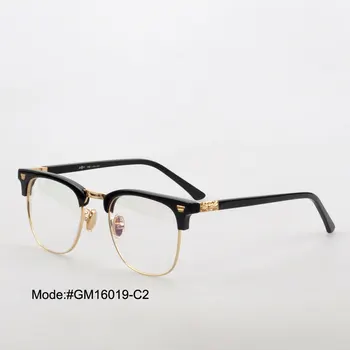 Magic Jing nehrdzavejúcej ocele krátkozrakosť okuliare dioptrické okuliare predpis spectaclesfull rim optické rámy pre mužov GM16019