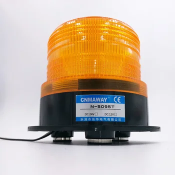 Magnetické Bzučiak koľajových Signál Výstražné svetlo 12V 24V 220V N-5095TJ Kontrolka LED Lampa Flash Maják, Siréna Núdzové Svietidlo