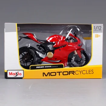 Maisto 1:12 Ducati 1199 Panigale na MOTOCYKEL, BICYKEL Model DOPRAVA ZADARMO 11108