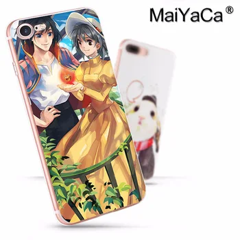 MaiYaCa Anime Howl ' s Howls Moving Castle Luxusné TPU Gumy Telefón puzdro pre iPhone 8 7 6 6 Plus X 10 5 5S SE 5C 4 4S Coque Shell