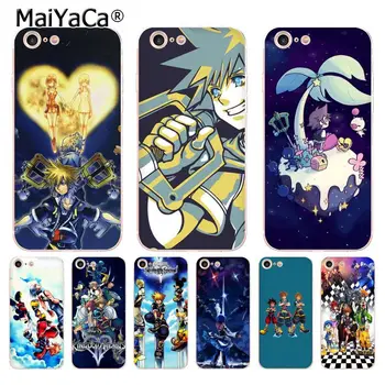 MaiYaCa Anime Kingdom Hearts vitráže mäkké tpu telefón puzdro pre iPhone X 6 6 7 7plus 8 8Plus 4 4S 5 5S 5C prípade coque