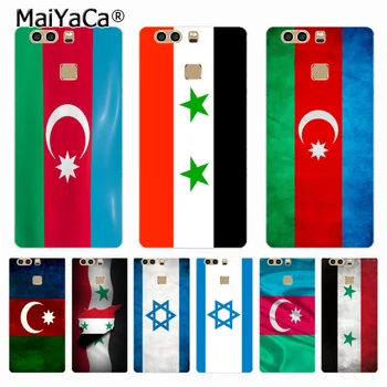 MaiYaCa azerbajdžan sýrii, izrael vlajka Telefón Príslušenstvo prípade Huawei p6 p7 p8 P9 p10 plus prípade coque pre červené mi 2 poznámka 2 veci