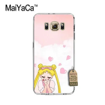MaiYaCa dievča Sailor Moon Anime Mäkké Priehľadné TPU Telefón Prípade Príslušenstvo Kryt Pre Samsung gaxlay s5 s6 s7edge s8 s8plus prípade