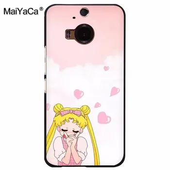 MaiYaCa dievča Sailor Moon Anime pevného plastu PC Phone prípade Príslušenstvo Kryt pre htc M8 M9 M7 X9 A9 plus puzdro funda coque