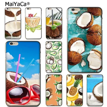 MaiYaCa kokos Na Predaj Luxusný Pohode telefóny, Príslušenstvo puzdro pre Apple iPhone 8 7 6 6 Plus X 5 5S SE 5C prípade shell
