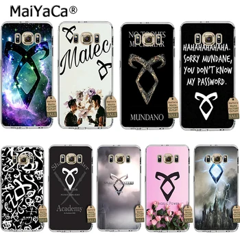 MaiYaCa shadowhunters Vysoko Kvalitné Klasické telefóny, Príslušenstvo puzdro pre samsung galaxy s8 s7 okraji s6 okraji plus s5 s4 s3 prípade