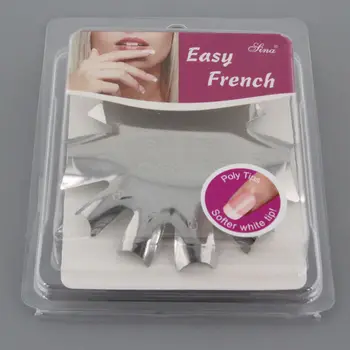Makartt Nechty Nástroje Jednoduché Francúzsky Acrylic Nail Art, Manikúra Kusy Pink & White Nail Clipper Pre Domov A Salón Použiť F0213