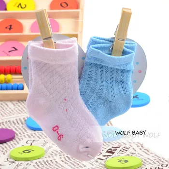Maloobchod 12pairs/balenie bavlna duté von Baby ponožky gumené protišmykové podlahy ponožky dieťa 0-1years dieťa
