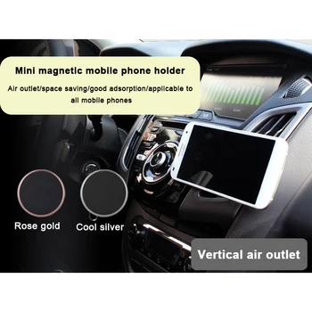 MALUOKASA Univerzálny Držiak do Vozidla Pre iPhone 6 7 Air Vent Mount Magnetické Telefón Držiak na Stojan Pre Samsung Huawei Auto GPS Držiak