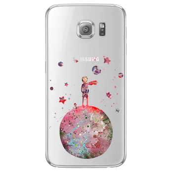 Malý Princ zemi tpu Pre Samsung Galaxy S5 S6 S7 Okraji S8 S9 Plus A3 A5 J1 J2 J3 J5 J7 2016 2017 2018 Poznámka 8 Prime Prípade