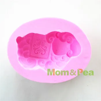 Mama&Pea 0618 Doprava Zadarmo Zodiac Ovce Tvarované Silikónové Formy Cake Decoration Fondant 3D Tortu Formy na Mydlo Plesní