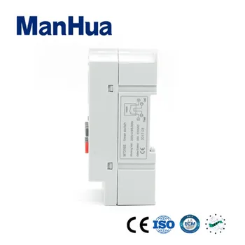 Manhua 220V AC Vstup 7 Dní Programovateľné 24 hodín ČASOVAČ PREPÍNANIE Času Relé Výstup