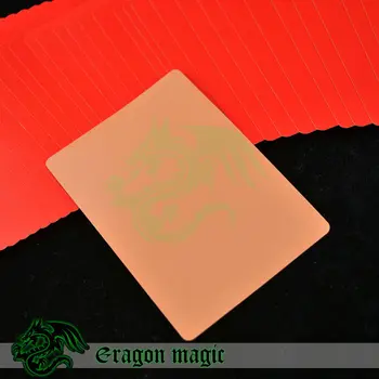 Manipulácia Poker Zadarmo Doprava Magic Trcks Hrať Karty Magia Trik Hračky Prefessional Fáze Magie, Farba Červená