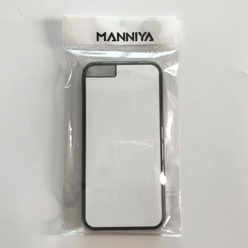 MANNIYA 2D Sublimačná Prázdne Plastové puzdro pre iphone 6 6s s Hliníkové Vložky a pásky Doprava Zadarmo!100ks/veľa
