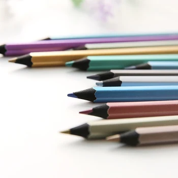 Marco kov farba Čierna ceruzka dreva kovové ceruzky set Professional Raffine nájsť umelecké potreby na kreslenie, maľovanie F495