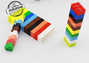 MARUMINE Tehlový 2 x 2 Rohu Tehly hračky Klasické tvorca MOC kompatibilné Educational DIY Stavebné Bloky