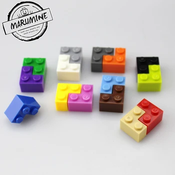 MARUMINE Tehlový 2 x 2 Rohu Tehly hračky Klasické tvorca MOC kompatibilné Educational DIY Stavebné Bloky
