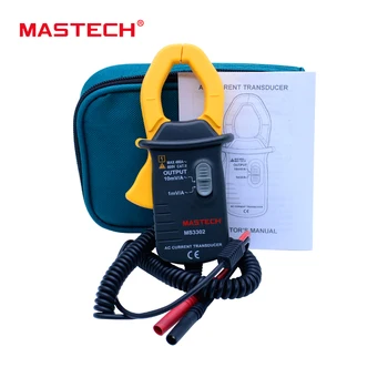 MASTECH MS3302 AC svorka Aktuálny Prevodník O 0,1 A-400A Svorka Meter