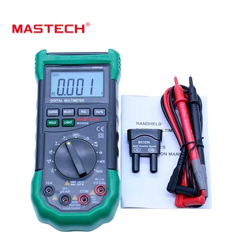 MASTECH MS8268S Auto Rozsah Digitálny Multimeter Plnú ochranu ac/dc ammeter voltmeter ohm Frekvencia elektrické tester