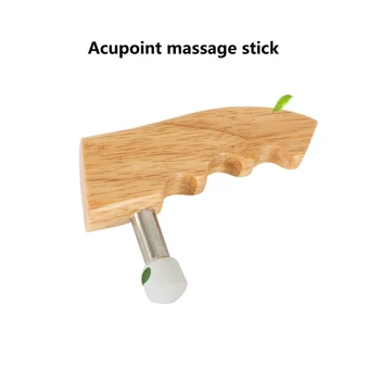 Masáž Nôh masáž stick Relaxačná Masáž, Drevené masážne stick