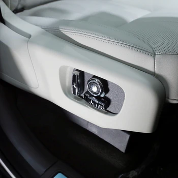Matný Doplnky Interiéru Auta Sedadla Tlačidlo Krytu Výbava pre Land Rover Range Rover Velar 2017 2018