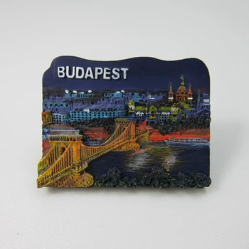 Maďarsko Budapešť Cestovného Ruchu Suveníry, Magnety Na Chladničku Ručné Živice Chladnička Magnetických Nálepiek Domova Creative Decoration