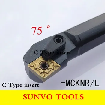 MCKNL MCKNR S25S-MCKNR12/S25S-MCKNL12 CNC Vnútorného držiaka nástroja,Sústruh tool bar holderfor CNMG120404/CNMG120408 sústružnícke nástroje
