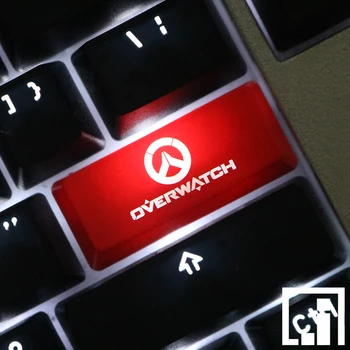 Mechanické klávesnice ABS keycap osvetlenie priesvitné podsvietený cherry mx šípky OEM PSP mechanické kľúče Overwatch Enter Esc