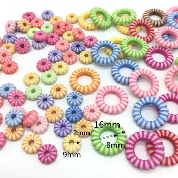 Meideheng Candy farby prúžok kruhu Perličiek Flexibilné Kombinácie Korálky Pre Šperky, Takže deti hračka DIY Plavidlá, Vyšívanie, Príslušenstvo