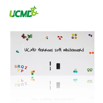 Message board Memo Pad Železných gumy flexibilné prázdne biele Plechové tabule na Stenu 150 cm x 100 cm x 0,3 mm