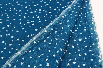 Meter Bavlna Tlačené Hviezda Handričkou Odev Materiálov Shirt Domáce Dekorácie Tissu Šaty, Šitie Textilných Tkanín