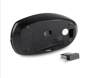 METOO E0 Ergonomické 2.4 G Wireless Optical Mobile Gaming Mouse s USB Nano Prijímač pre Notebook PC Počítača 3 Tlačidlá