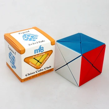 MF8 Konglong Dinosaura 6-Farebný 57mm Test Inteligencie Dino Skosenie Magic Cube Rýchlosť Puzzle Kocky Vzdelávacie Hračky Pre Deti - Black