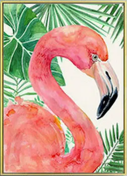 MHD Diamond Maľovanie Flamingo Triple Cross Stitch Vŕtanie Kolo Diamond & Full Diamond Domova Auta