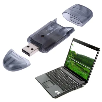 Micro Black USB Čítačka Pamäťových Kariet pre Karty SD Spisovateľ Adaptér Pre MMC SDHC TF lektora de tarjetas
